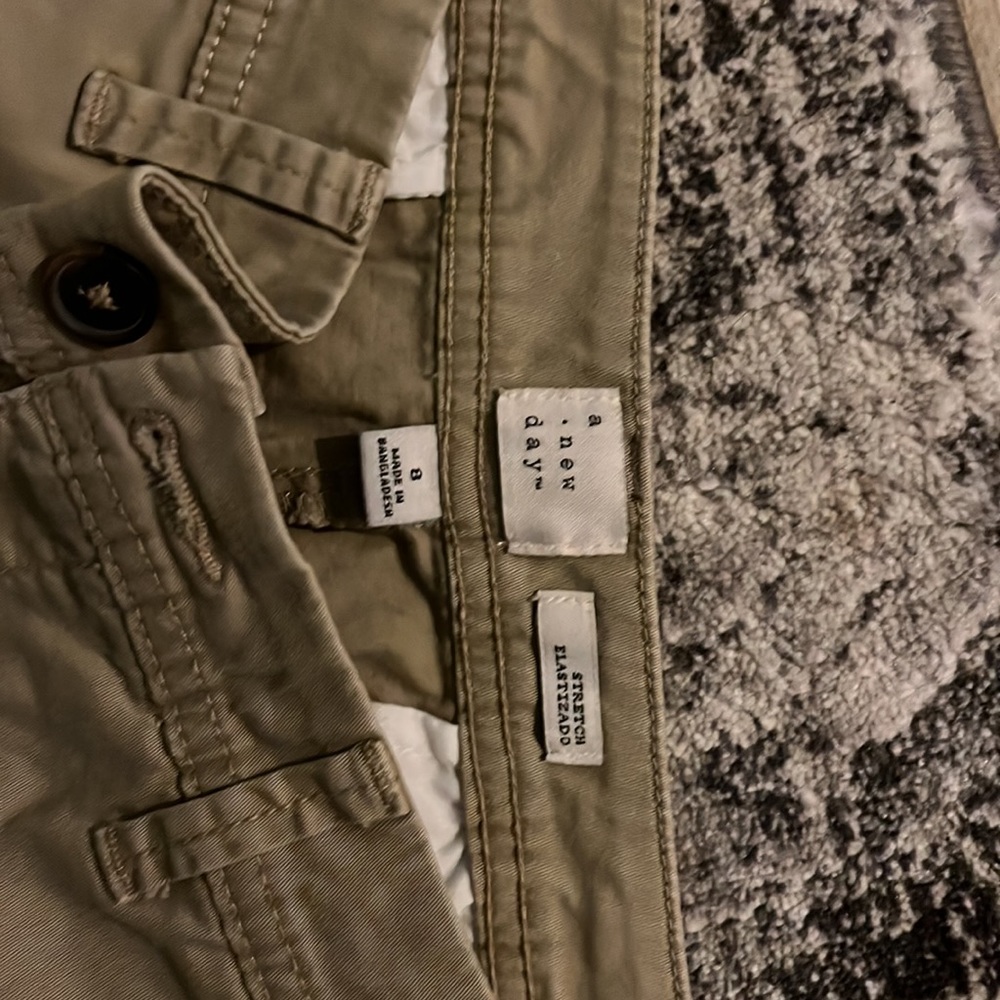 A New Day Bootcut Khakis size 8